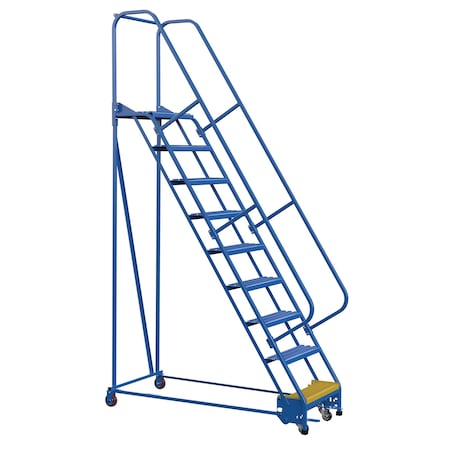 Vestil 120 H Steel PW Ladder, Grip Strut, 9 Step, 9 Steps LAD-PW-26-9-G